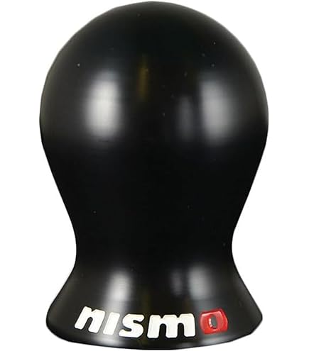 パーツ neconeco Nismo White Duracon Manual 5-Speed Shift Knob M10x1.25